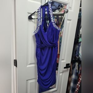 Royal Blue dress Roberta Size Medium Pre-owned (only worn once)